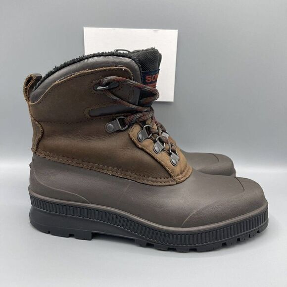 SOREL Pace 2 Insulated Winter Snow Boots Walnut Brown Womens Sz 8 Kaufman Canada - Picture 3 of 10